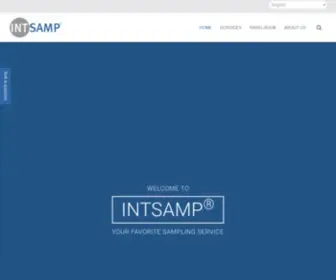 Intsamp.com(Sampling for online market research) Screenshot