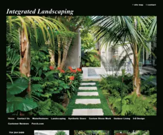 Intscapes.com(Integrated Landscaping) Screenshot