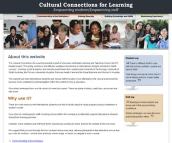 Intstudentsup.org(Cultural Connections for Learning) Screenshot