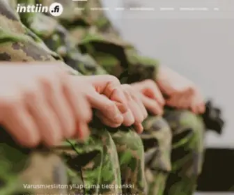 Inttiin.fi(Tietopankki palvelukseen astuvalle) Screenshot