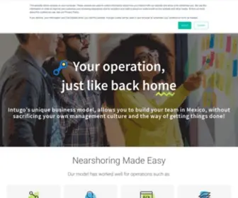 Intugo.co(BPO Services) Screenshot