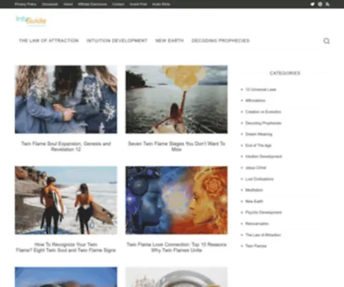 Intuguide.com(Intuition Development and Guidance) Screenshot