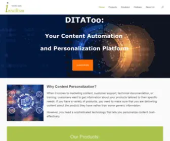 Intuillion.com(DITAToo DITA CCMS) Screenshot
