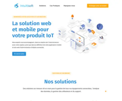 Intuitisoft.fr(Création d'applications web et mobile IoT sur mesure) Screenshot