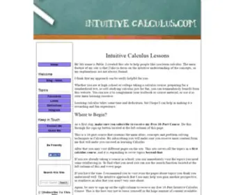 Intuitive-Calculus.com(Intuitive Calculus) Screenshot