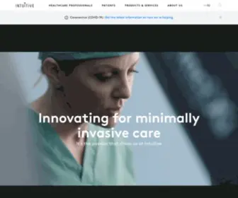 Intuitivesurgical.com(Intuitive Surgical) Screenshot