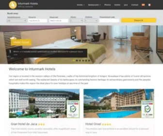 Inturmark.es(Hoteles en el centro de Jaca) Screenshot