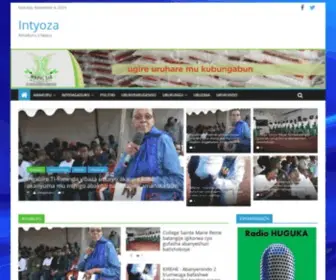 Intyoza.com(Amakuru y'Iwacu) Screenshot