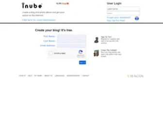Inube.com(Create a free blog) Screenshot