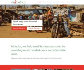 Inukaafrica.com(Inuka Africa Microfinance) Screenshot