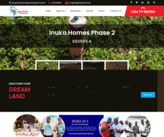 Inukaproperties.co.ke(Inuka Afrika Properties) Screenshot