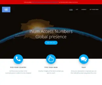 Inum.pp.ua(INum Access Numbers) Screenshot