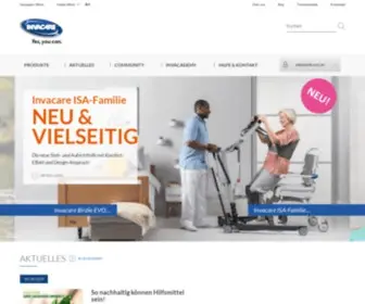 Invacare.de(Invacare Germany) Screenshot