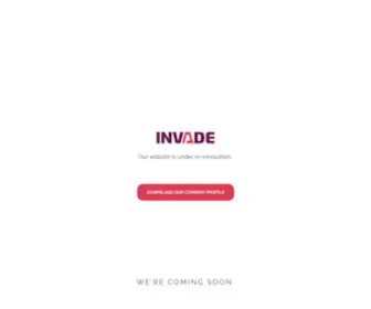 Invadems.com(INVADE Media Solutions) Screenshot
