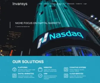 Invansys.com(Invansys Technologies) Screenshot