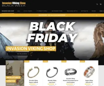 Invasion-Viking-Shop.com(N°1 des Boutiques Vikings) Screenshot