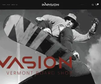 Invasionvt.com(Invasion Snowboard Shop) Screenshot