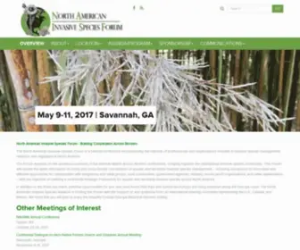 Invasivespecies2017.org(Invasive Species 2017) Screenshot