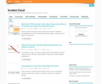 Invatamexcel.ro(Invatam Excel) Screenshot