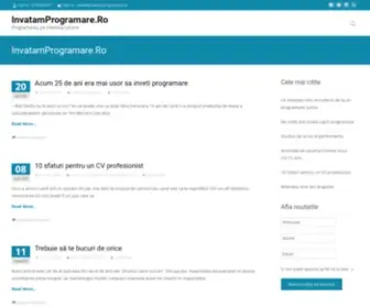 Invatamprogramare.ro(Pe intelesul tuturor) Screenshot