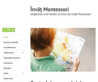 Invatmontessori.ro(Învăţ Montessori) Screenshot