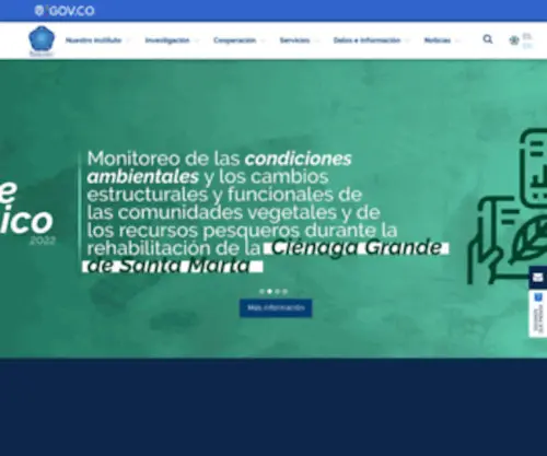 Invemar.org.co(Invemar) Screenshot