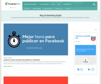 Inveniopro.es(Blog de Marketing Digital) Screenshot