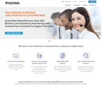Invensis.net(Global Business Process Outsourcing BPO Company) Screenshot