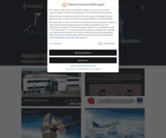 Invent-GMBH.de(INVENT Innovative Verbundwerkstoffe Realisation und Vermarktung neuer Technologien GmbH) Screenshot