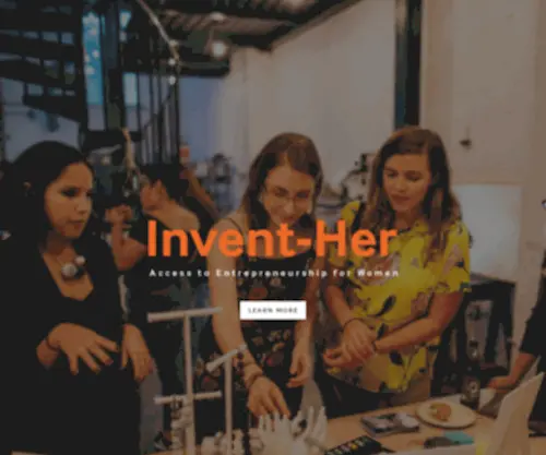 Invent-Her.com(Invent Her) Screenshot