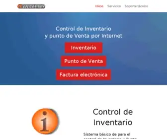 Inventario.com.mx(Control de Inventario y Punto de venta por Internet) Screenshot