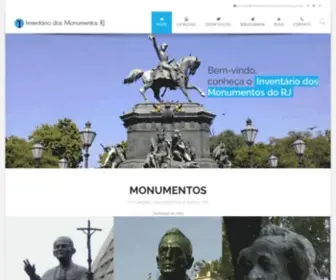 Inventariodosmonumentosrj.com.br(Inventário) Screenshot