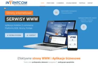 Inventcom.pl(Projektowanie stron internetowych) Screenshot
