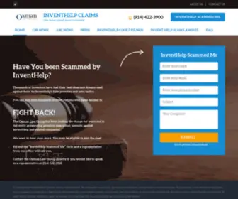 Inventhelpclaims.com(InventHelp Scam) Screenshot