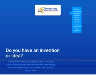 Inventions.org(Inventors Assistance League International) Screenshot