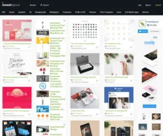 Inventlayout.com(Download Free PSD) Screenshot