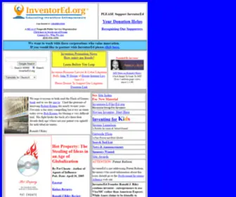 Inventored.org(InventorEd's Inventor Resource Internet Pages) Screenshot