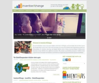 Inventors4Change.org(Inventors4Change connects children from around the world and foster Invention) Screenshot