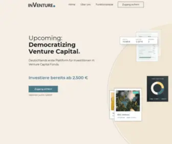 Inventure.de(Mittelbar in Growth und Venture Capital Fonds investieren) Screenshot