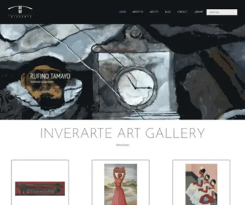 Inverarteartgallery.com(Inverarte Art Gallery) Screenshot