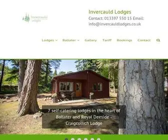 Invercauldlodges.co.uk(Contact) Screenshot