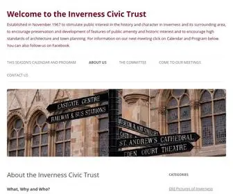 Inverness-Civic-Trust.org.uk(The Inverness Civic Trust) Screenshot