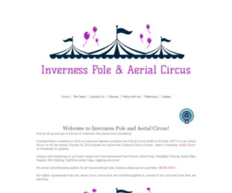 Invernesspole.co.uk(Inverness Pole & Aerial Circus) Screenshot