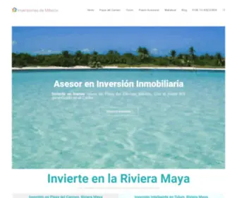 Inversionesdemexico.com(Consultor y Asesor en Inversión Inmobiliaria Playa del Carmen) Screenshot