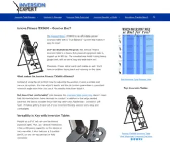 Inversionexpert.com(2021 Inversion Table Reviews) Screenshot