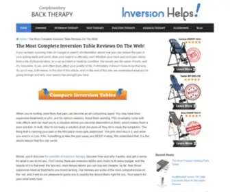 Inversionhelps.com(The Most Complete Inversion Table Reviews On The Web) Screenshot
