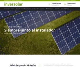 Inversolar.es(Distribuidor de Material Fotovoltaico) Screenshot