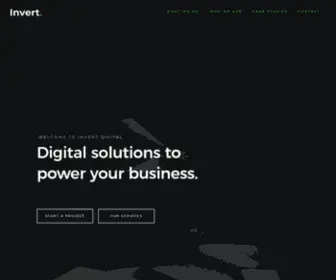 Invertdigital.com(Custom Software Solutions) Screenshot