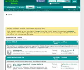 Invertebrateforum.com(Invertebrate Forum) Screenshot