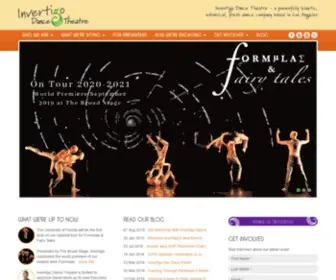 Invertigodance.org(Invertigo Dance Theatre) Screenshot